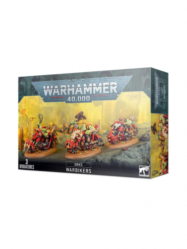 W40k: Orks - Warbikers (3 figura)