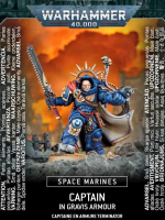 W40k: Space Marines Captain in Gravis Armour (1 figura)
