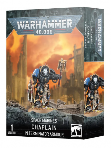 W40k: Space Marines - Chaplain in Terminator Armour (1 figura)