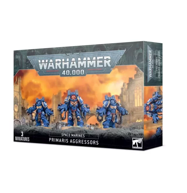 W40k: Space Marines - Primaris Aggressors (3 figurky)