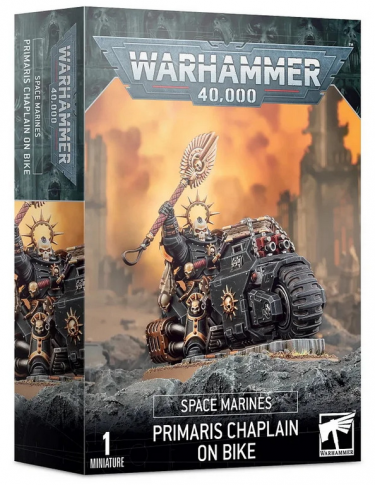 W40k: Space Marines Primaris Chaplain on Bike (1 figura)