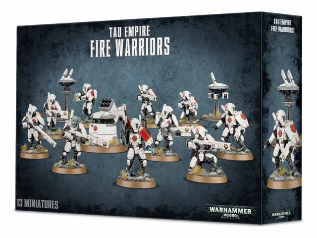 W40k: Tau Empire Fire Warriors (10+3 figurky)