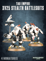 W40k: Tau Empire XV25 Stealth Battlesuits (3 figura)