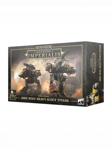 Warhammer: Horus Heresy - Legions Imperialis - Titan Legions Dire Wolf Heavy Scout Titans (2 figura)