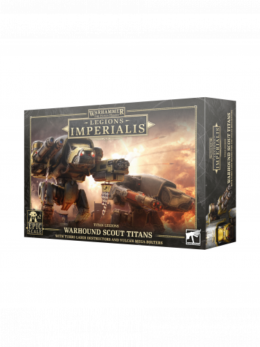 Warhammer: Horus Heresy - Legions Imperialis - Titan Legions Warhound Scout Titans (2 figura)