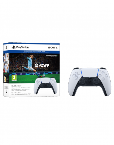 Kontroller DualSense Fehér + EA Sports FC 24 (PS5)