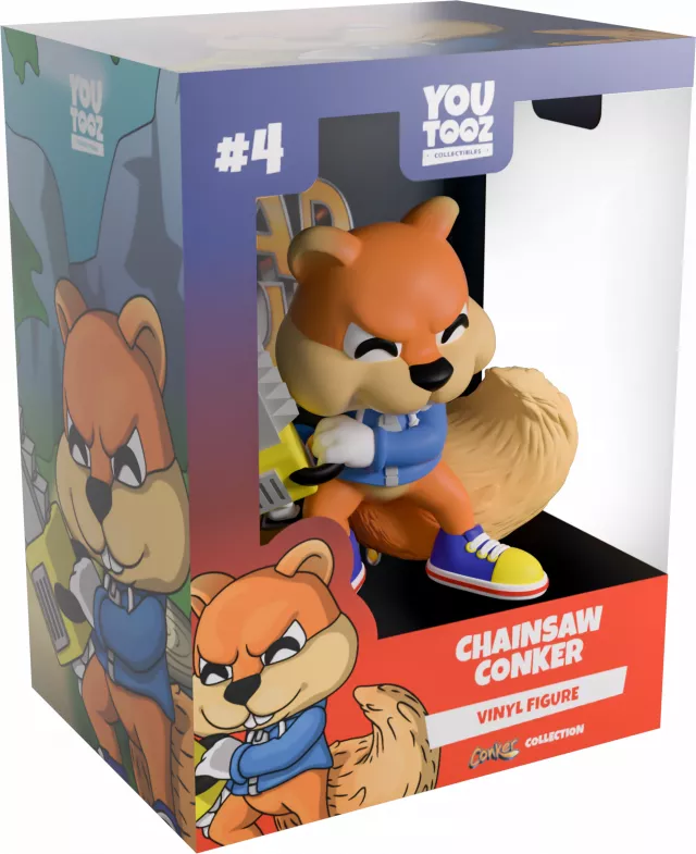 Figura Conker's Bad Fur Day - Chainsaw Conker (Youtooz Conker's Bad Fur Day 4) - Akciófigurák, amelyekkel játszani lehet