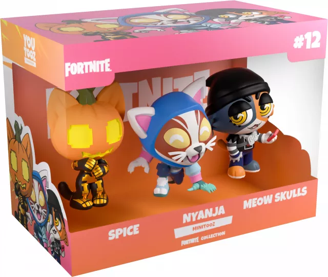 Figura Fortnite - Spice, Nyanja and Meow Skulls (3-pack mini) (Youtooz Mini Fortnite 12) - Akciófigurák, amelyekkel játszani lehet