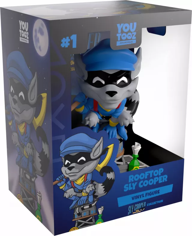 Figura Sly Cooper - Rooftop Sly Cooper (Youtooz Sly Cooper 1)
