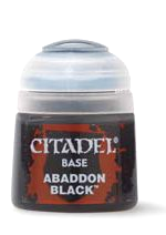 Citadel Base Paint (Abaddon Black) - alap szín, fekete