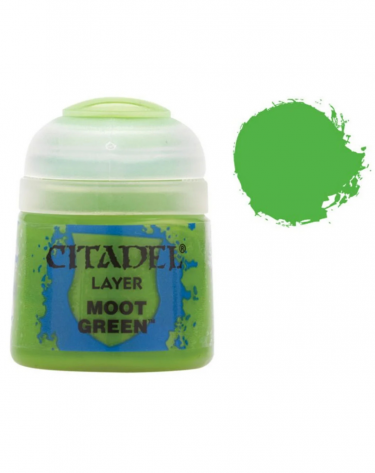 Citadel Layer Paint (Moot Green) - borító színe, zöld