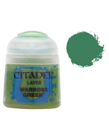 Citadel Layer Paint (Warboss Green) - borító színe zöld