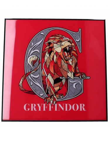 Kép Harry Potter - Gryffindor Crystal Clear Art Pictures (Nemesis Now)