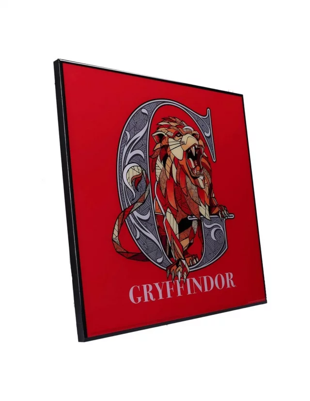 Obraz Harry Potter - Gryffindor Crystal Clear Art Pictures (Nemesis Now)