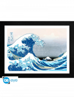 Bekeretezett poszter Hokusai Katsushika - The Great Wave