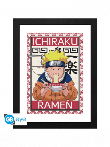 Bekeretezett poszter Naruto Shippuden - Ichiraku Ramen