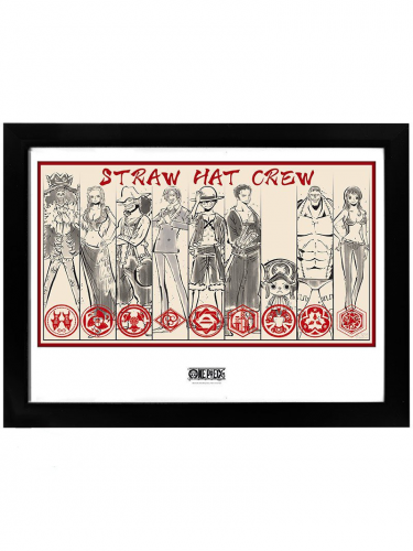 Keretezett poszter One Piece - Straw Hat Crew